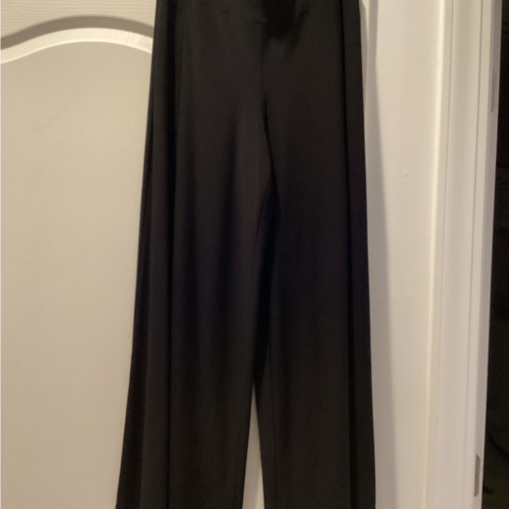 COCO BIANCO Black Wide Leg Palazzo Pants - Picture 3 of 4